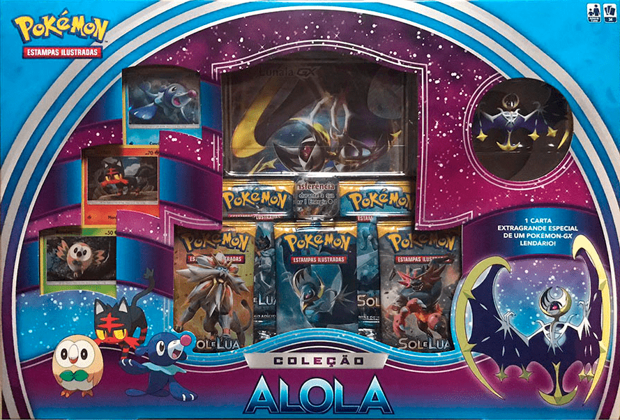 Coleção Alola Solgaleo Gx - Com Miniatura - Pokemon - #