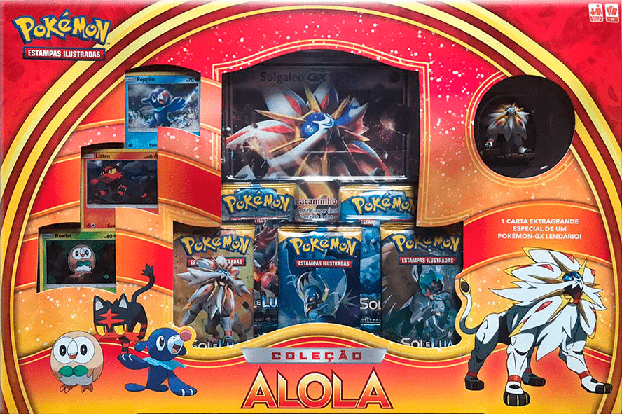 Coleção Alola Solgaleo Gx - Com Miniatura - Pokemon - #