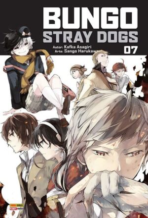 Capa, ilustrações coloridas, - Bungou Stray Dogs Brasil