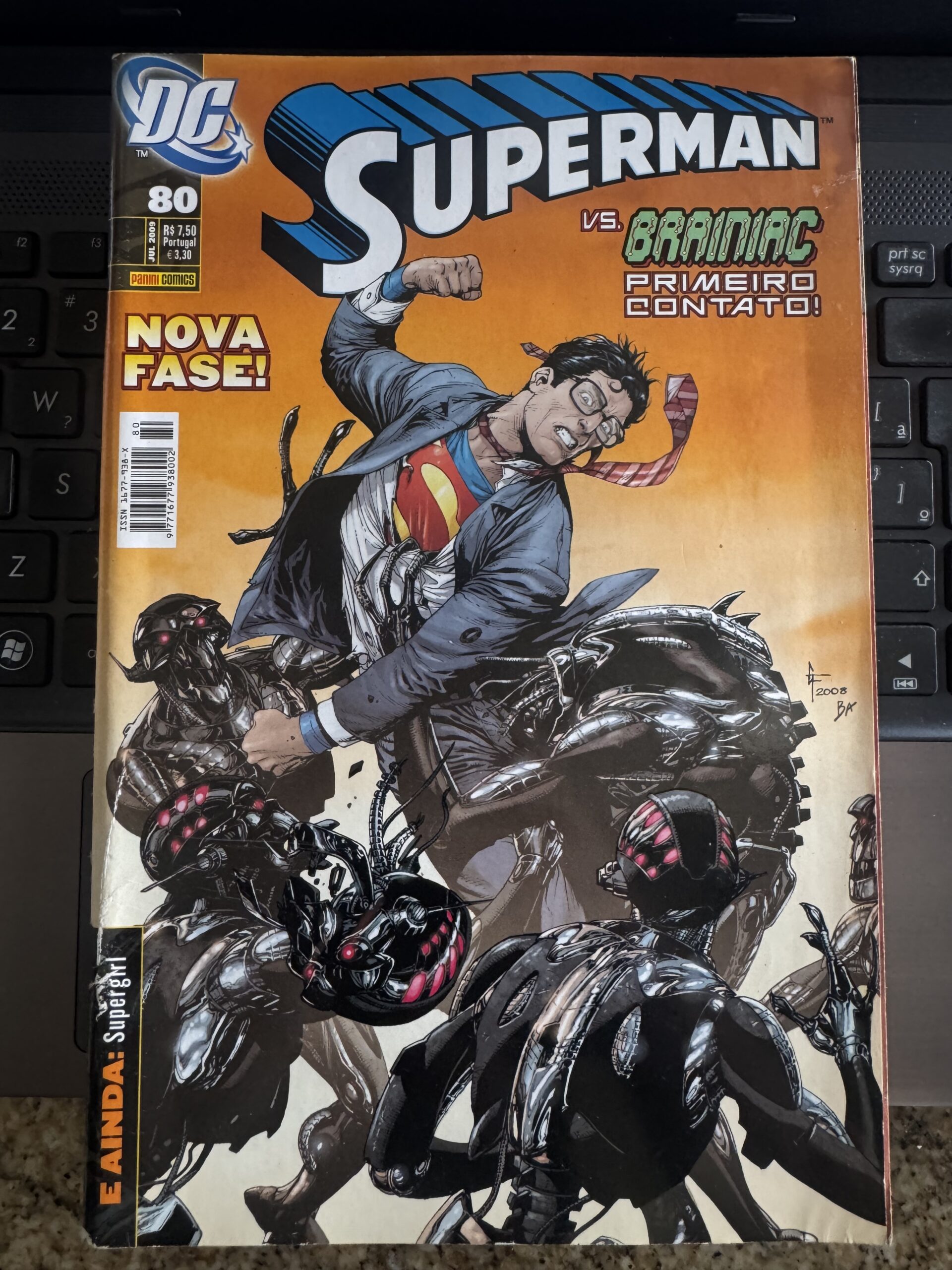 Superman vs. brainiac primeiro contato ed. 80