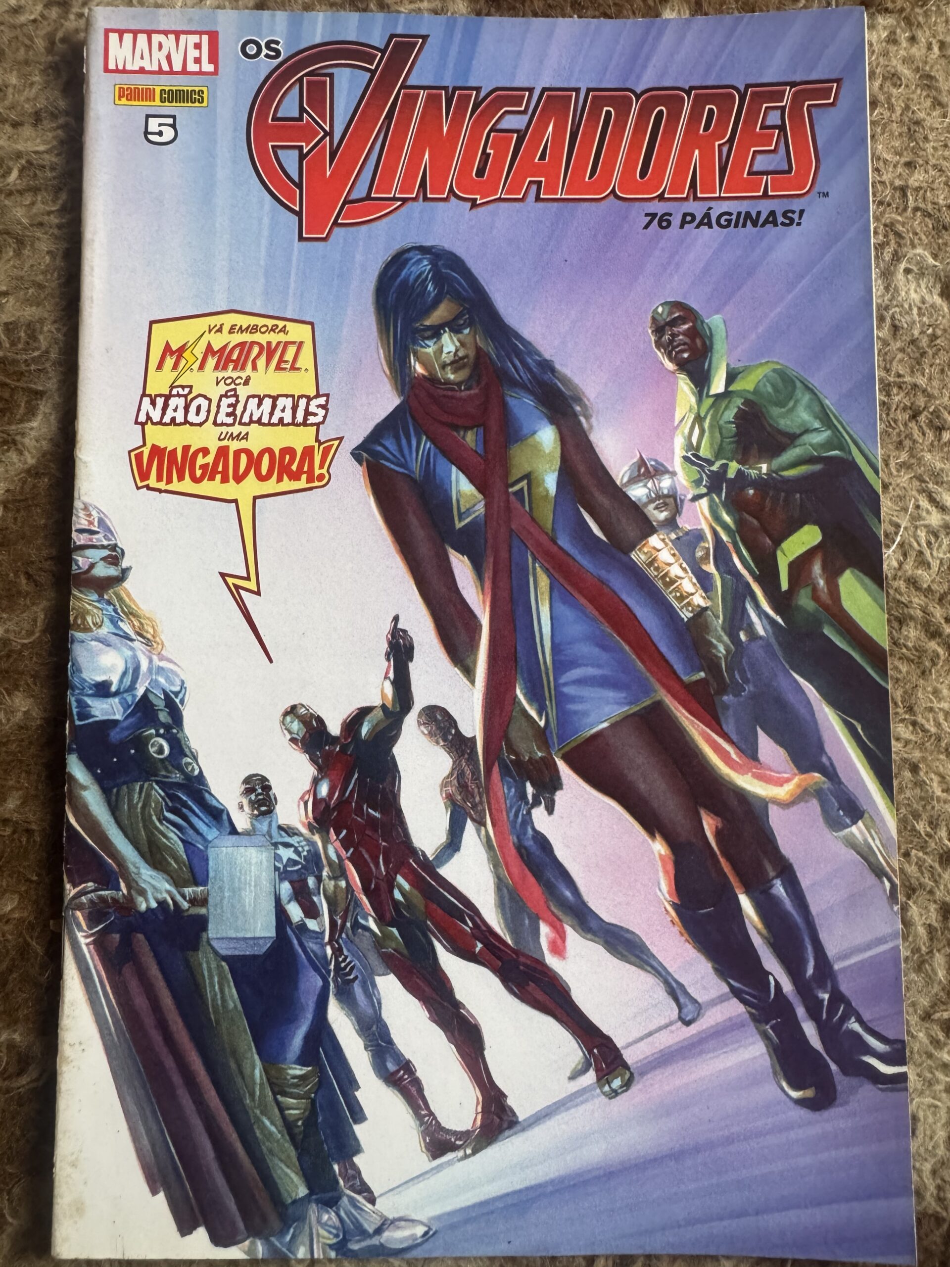 Os Vingadores 05 Ms. Marvel você não é mais uma vingadora!